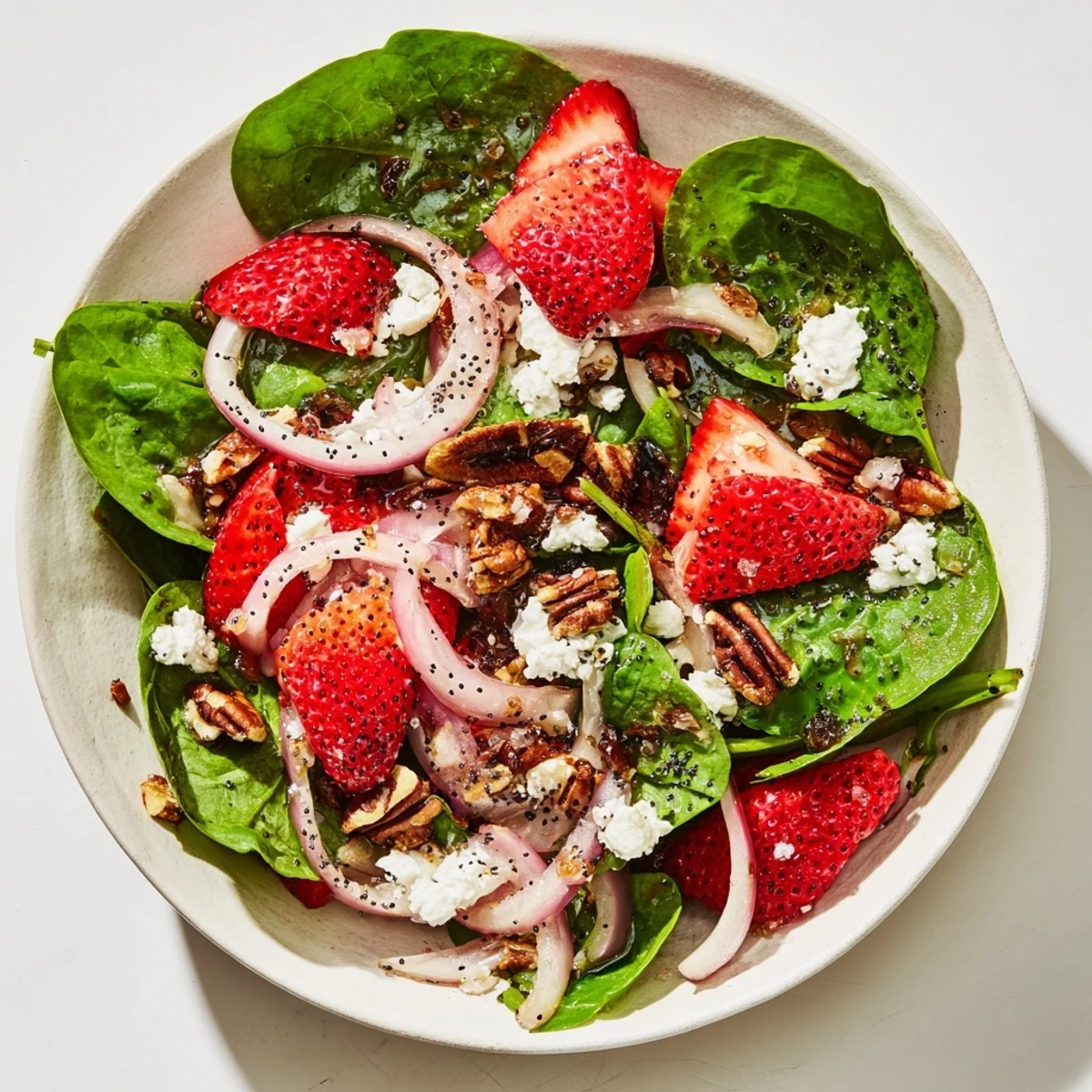 Strawberry Spinach Poppy Seed