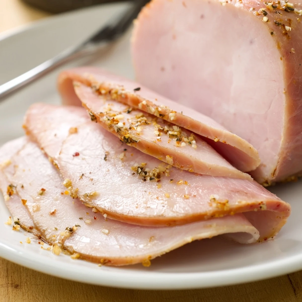 Tender Homemade Sandwich Deli Meat sliced thin, juicy, nestled on rustic bread.