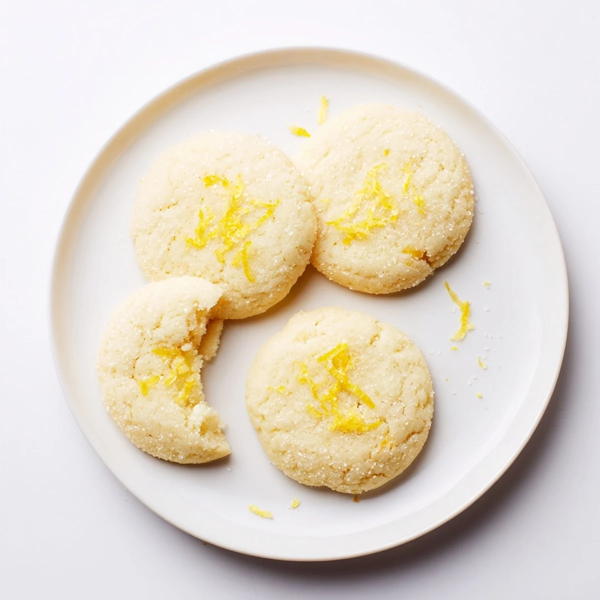 Soft Chewy Lemon Cookies alongside steaming Earl Grey, bright citrus bite