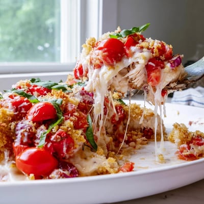 Chicken Bruschetta Casserole